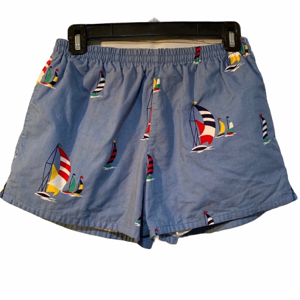 Bergdorf Goodman Sailboat Print Swim Suit Size Large